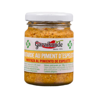 Producto Mostaza al pimiento de espelette