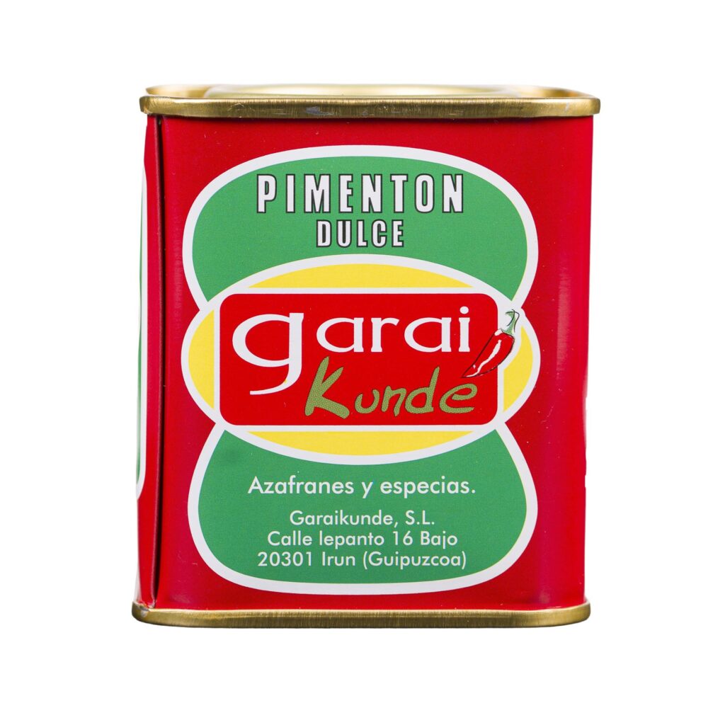 Lata de pimentón dulce
